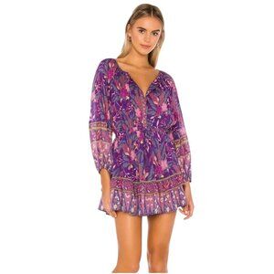 Spell Bianca Long Sleeve Dress Wisteria Balloon Sleeve Ethereal Fairy Size XXS